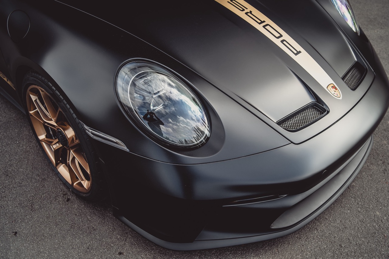 Lackschutzfolie PPF auf Porsche